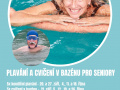 Plavání a cvičení v bazénu pro seniory 1