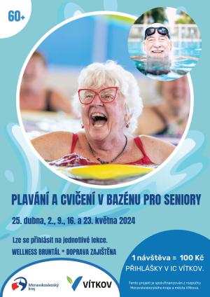 Plavání a cvičení v bazénu pro seniory (60+) 1