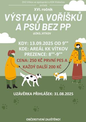 VÝSTAVA VOŘÍŠKŮ A PSÚ BEZ PP 1