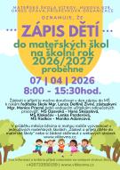 Zápis dětí do mateřských škol 1